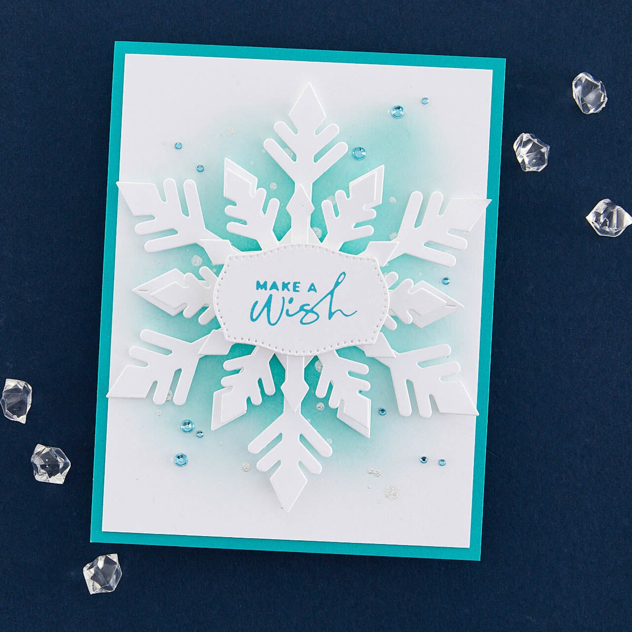 Spellbinders Pierced Mini Labels Etched Dies from the Bibi's Snowflakes Collection by Bibi Cameron